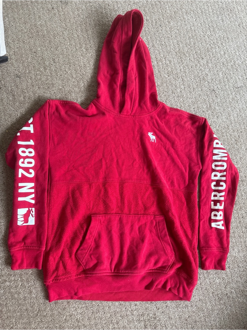 Abercrombie & Fitch Red kids Hooded Sweatshirt